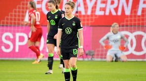 VfL Wolfsburg Spielerin Felicitas Rauch in Großaufnahme.